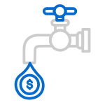 strong in place cash flow icon